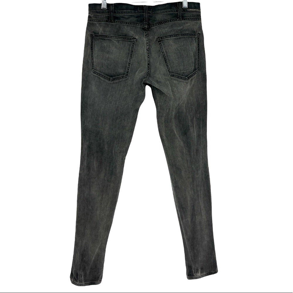 Current Elliott Size 28 Black Distress Skinny Jeans
